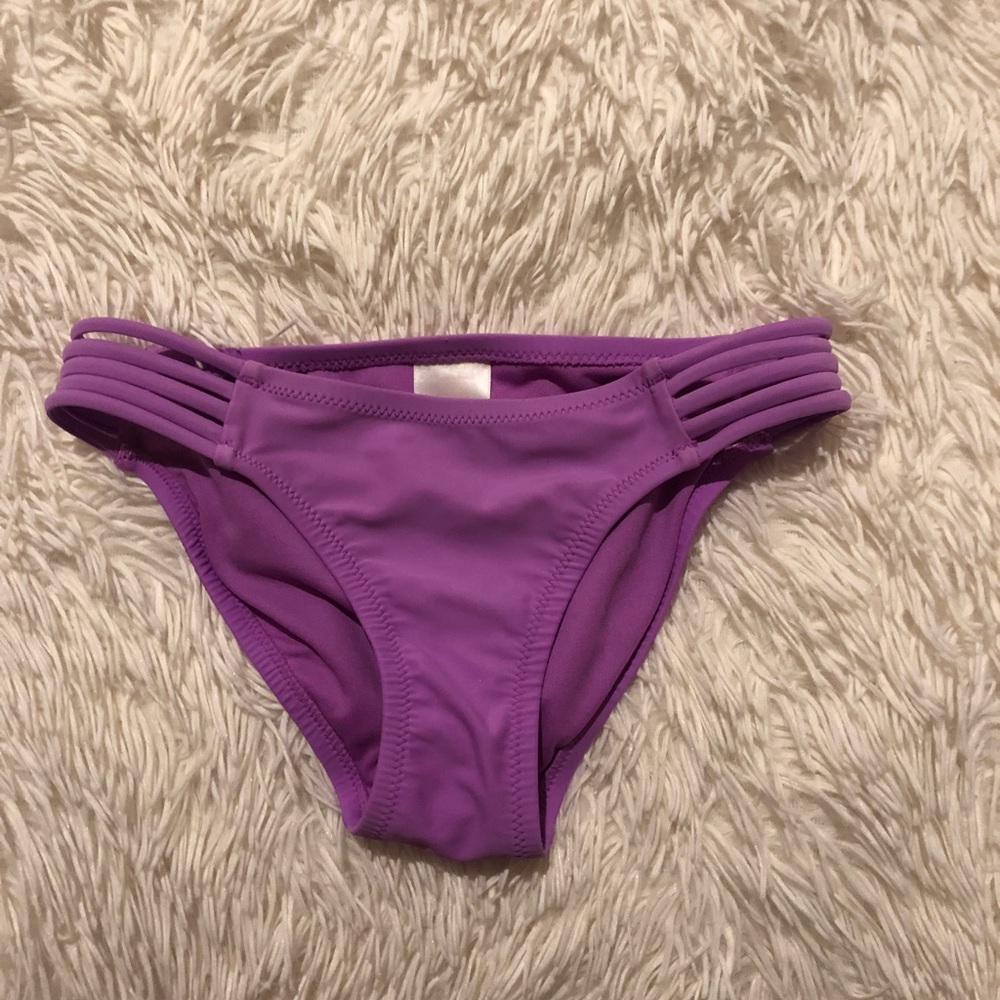 Purple bikini bottom